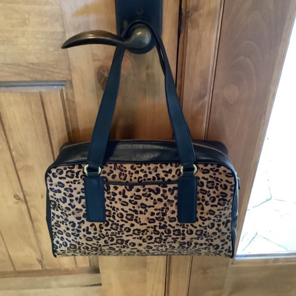 Fossil Animal Print  Zippered Satchel - Picture 4 of 4